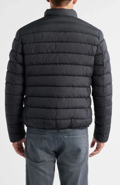 Save The Duck Conan Quilted Water Resistant Jacket In Black