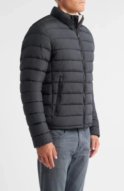 Save The Duck Conan Quilted Water Resistant Jacket In Black