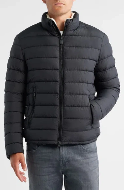 Save The Duck Conan Quilted Water Resistant Jacket In Black