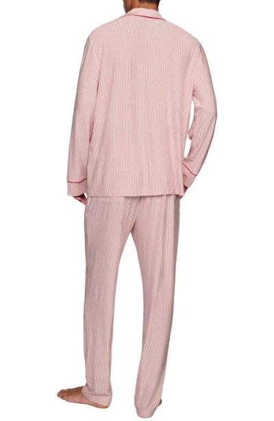 Eberjey William Print Stretch Tencel® Modal Pajamas In Pink
