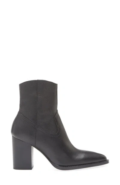 Mango Pointed Toe Bootie In Black