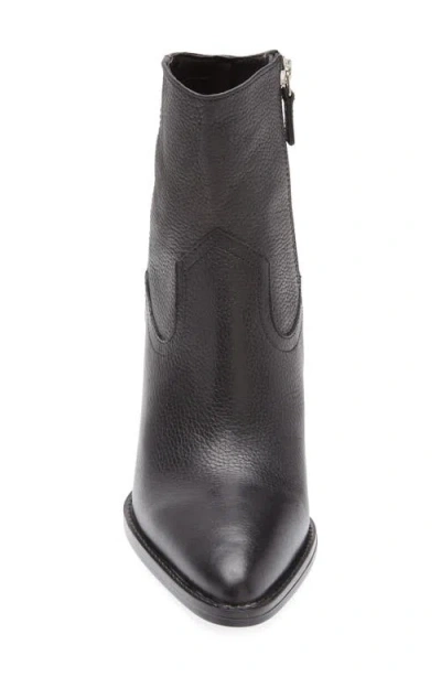 Mango Pointed Toe Bootie In Black