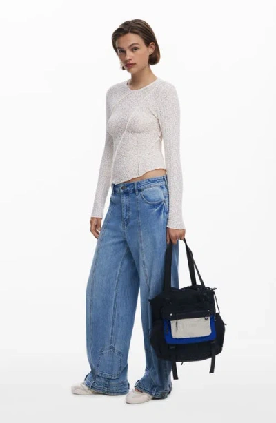 Desigual Shoulder-strap Modular Backpack In Black