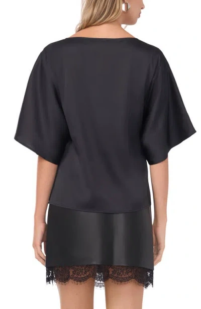 Vince Camuto Dolman Sleeve Top In Black