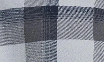 Quiksilver Penmar Check Cotton Flannel Button-up Shirt In Gray