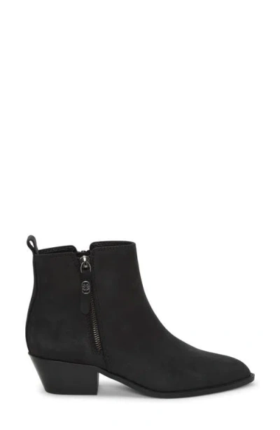 Lucky Brand Women's Ailein Pointed Toe Zipper Ankle Booties In Black