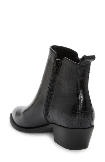 Lucky Brand Women's Ailein Pointed Toe Zipper Ankle Booties In Black