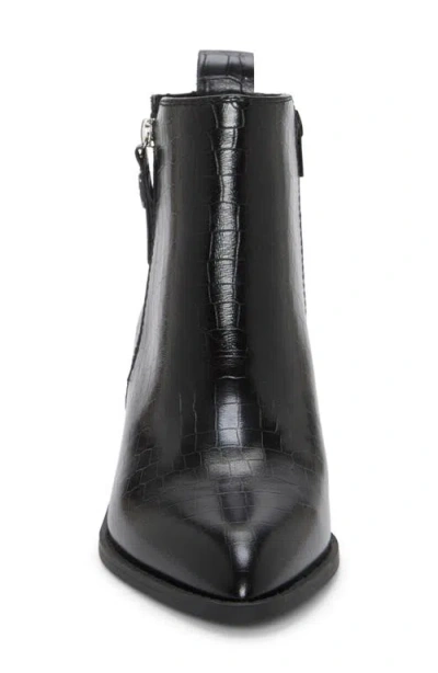 Lucky Brand Women's Ailein Pointed Toe Zipper Ankle Booties In Black