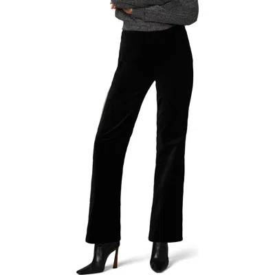 Joe's Jeans The Margot High Rise Straight Velveteen Jeans In Black In Black