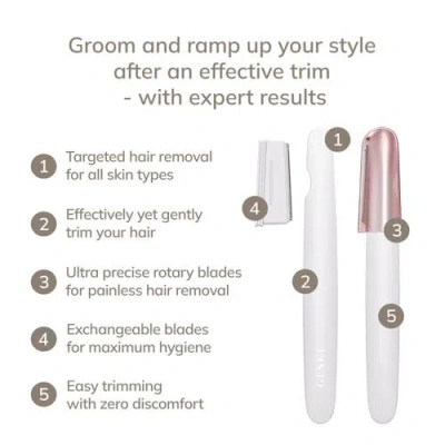 Geske Smartappguided Precision Trimmer | 4 In 1 - Starlight In Silver