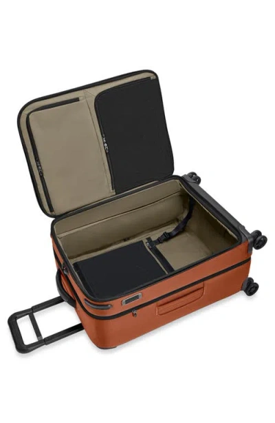 Briggs & Riley Canyon Zdx Medium 4-wheel Spinner Expandable Suitcase 66cm In Brown