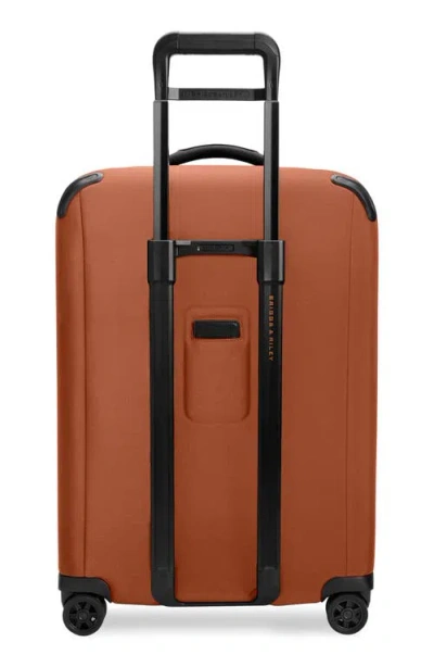 Briggs & Riley Canyon Zdx Medium 4-wheel Spinner Expandable Suitcase 66cm In Brown