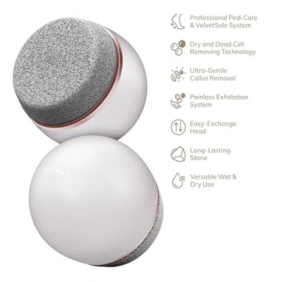 Geske Smartappguided Pumice Stone Callus Remover | 7 In 1 - Starlight In Silver