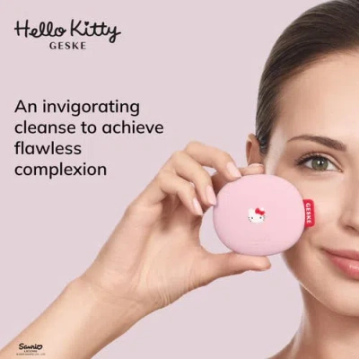 Geske Hello Kitty Smartappguided Facial Brush | 3 In 1 - Hello Kitty Pink In Pink