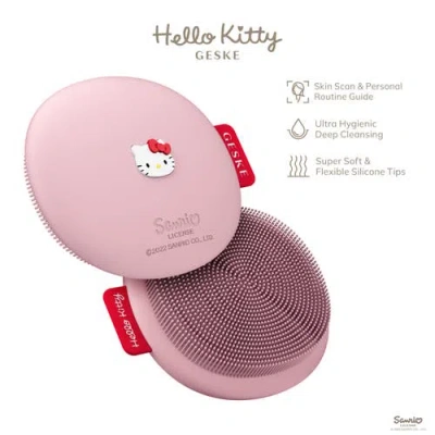 Geske Hello Kitty Smartappguided Facial Brush | 3 In 1 - Hello Kitty Pink In Pink