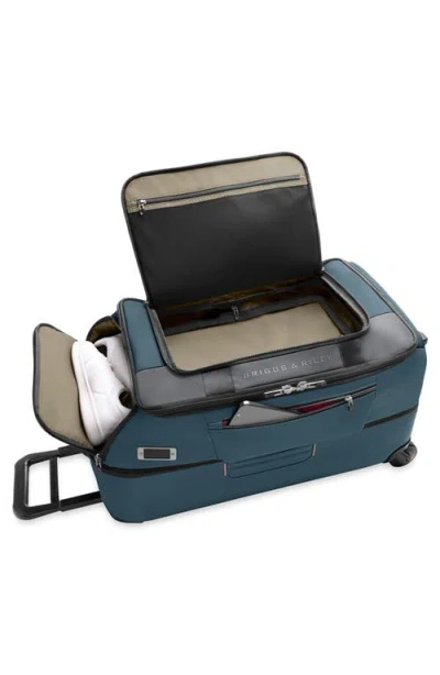 Briggs & Riley Zdx 27-inch Carry-on Upright Duffle Bag In Blue