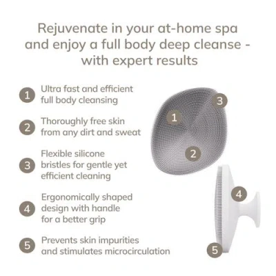 Geske Smartappguided Body Brush | 4 In 1 - Starlight In White