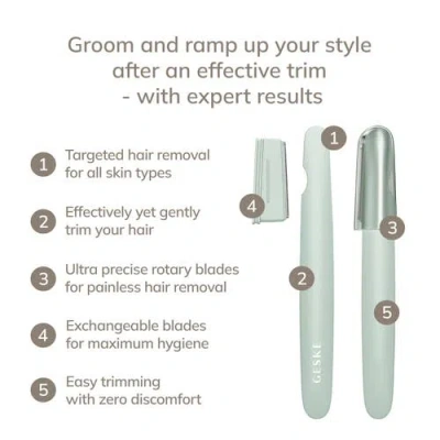 Geske Smartappguided Precision Trimmer | 4 In 1 - Green In Multi