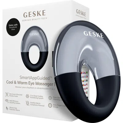 Geske Smartappguided Cool & Warm Eye Massager | 7 In 1 - Black In Black