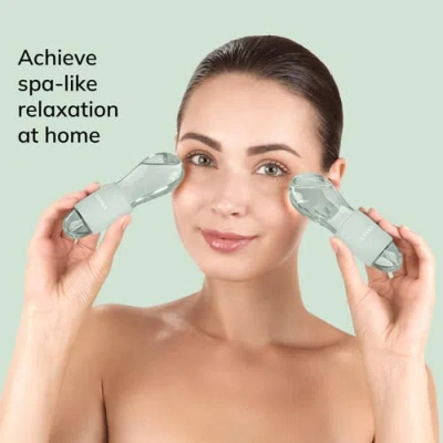 Geske Smartappguided Cool & Warm Duo Eye Massager | 7 In 1 - Green In Multi