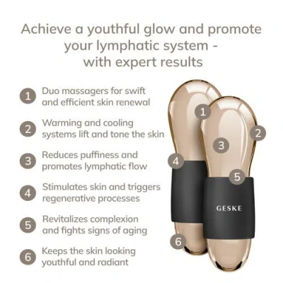 Geske Smartappguided Cool & Warm Duo Eye Massager | 7 In 1 - Gray In Gray