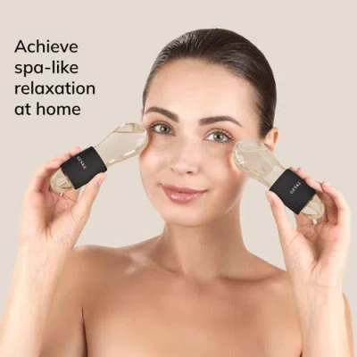 Geske Smartappguided Cool & Warm Duo Eye Massager | 7 In 1 - Gray In Gray