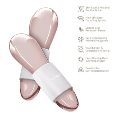 Geske Smartappguided Cool & Warm Duo Eye Massager | 7 In 1 - Starlight In Pink