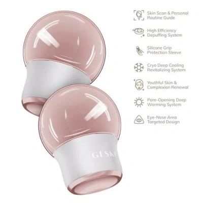 Geske Smartappguided Cool & Warm Face & Body Massager | 7 In 1 - Starlight In Silver