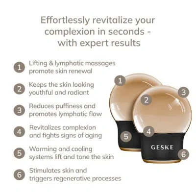 Geske Smartappguided Cool & Warm Face & Body Massager | 7 In 1 - Gray In Gray