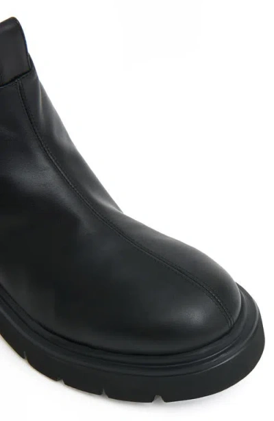 Mansur Gavriel Camilla Leather Chelsea Boots In Black