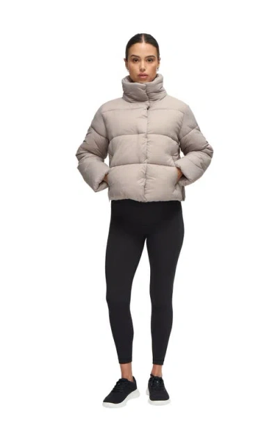 Ingrid & Isabel Short Maternity Puffer Jacket In White