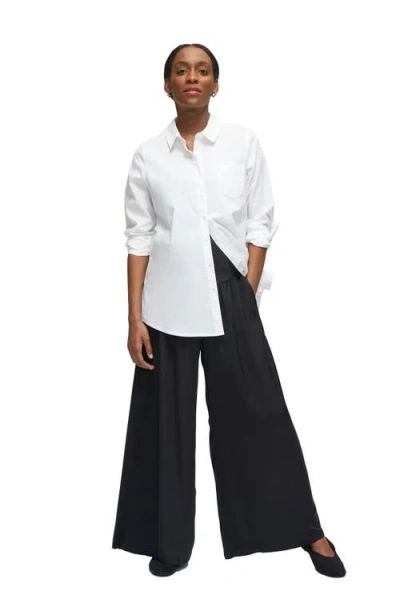 Ingrid & Isabel Flowy Woven Maternity Pant In Black