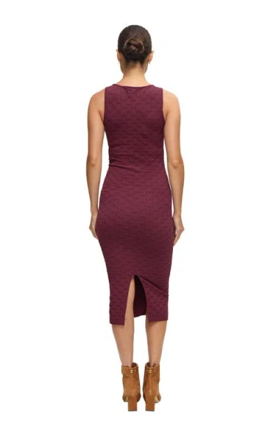 Ingrid & Isabel Maternity Sleeveless Seamless Midi Dress In Pink