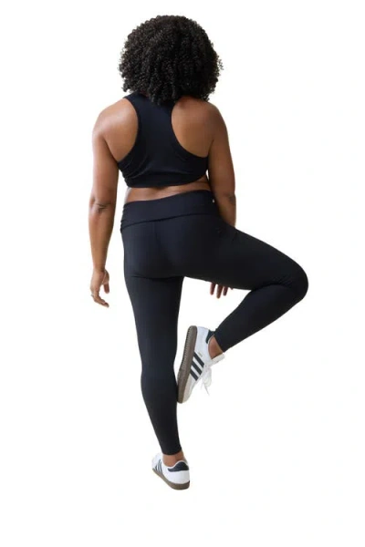 Ingrid & Isabel Maternity Ribbed Active Legging In Blue