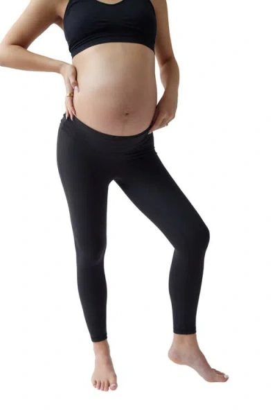 Ingrid & Isabel Maternity Foldover Legging Bundle In Black