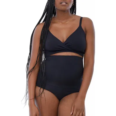 Ingrid & Isabel Cooling Postpartum Compression Underwear In Black