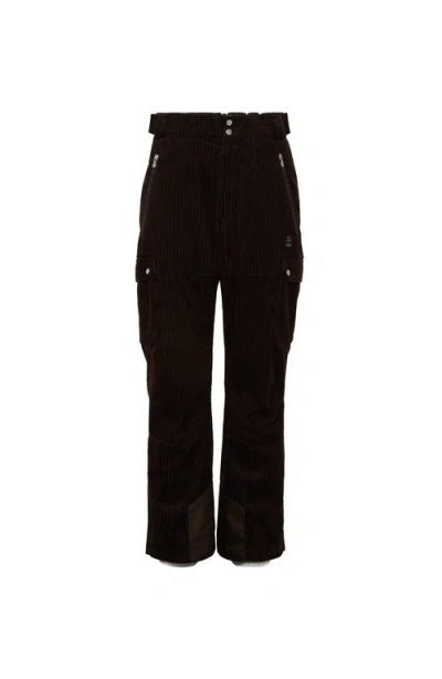 Brunello Cucinelli Cotton Corduroy Mountain Trousers In Black
