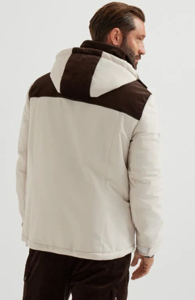 Brunello Cucinelli Corduroy-detail Mountain Jacket In Neutral