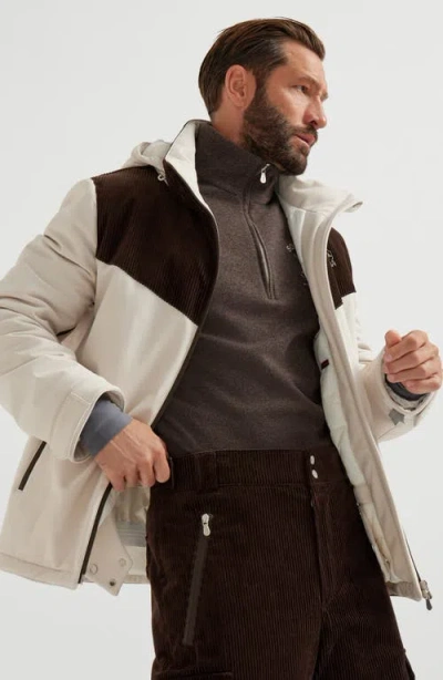Brunello Cucinelli Corduroy-detail Mountain Jacket In Neutral