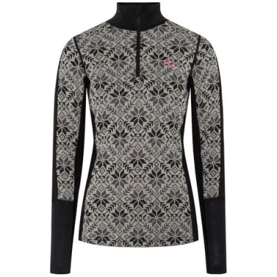 Kari Traa Anna 1/2-zip Top In Black