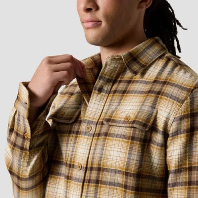Backcountry Venture Midweight Flannel Shirt In Brown