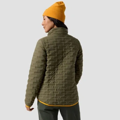 Backcountry Peale Primaloft Stitch-free Baffle Stretch Jacket In Green
