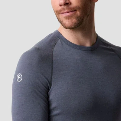 Backcountry Cedars Rws Merino Lt-wt Baselayer Crew Top In Gray