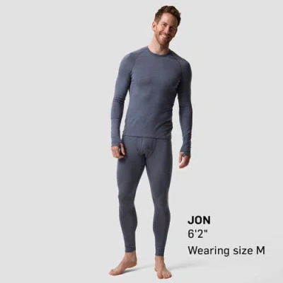 Backcountry Cedars Rws Merino Lt-wt Baselayer Crew Top In Gray