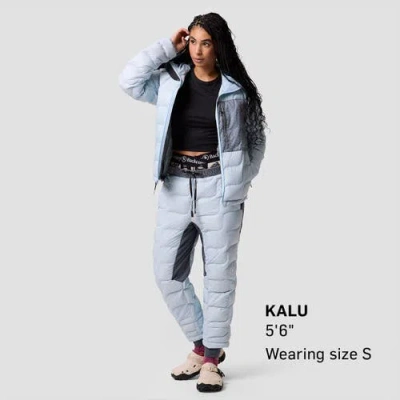 Backcountry Waas Allied Down Hooded Jacket In Blue