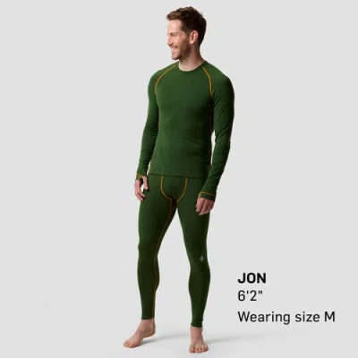 Backcountry Cedars Rws Merino Lt-wt Baselayer Crew Top In Green