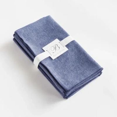Napa Home & Garden Barclay Butera Miramar Dinner Napkins Set Of 4 In Blue