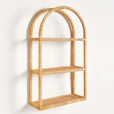 Napa Home & Garden New Haven 3-tier Curio Decorative Wall Shelf In Neutral