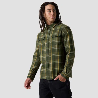 Backcountry Venture Midweight Flannel Shirt In Green