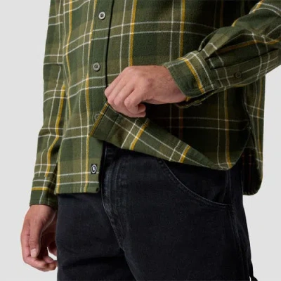 Backcountry Venture Midweight Flannel Shirt In Green